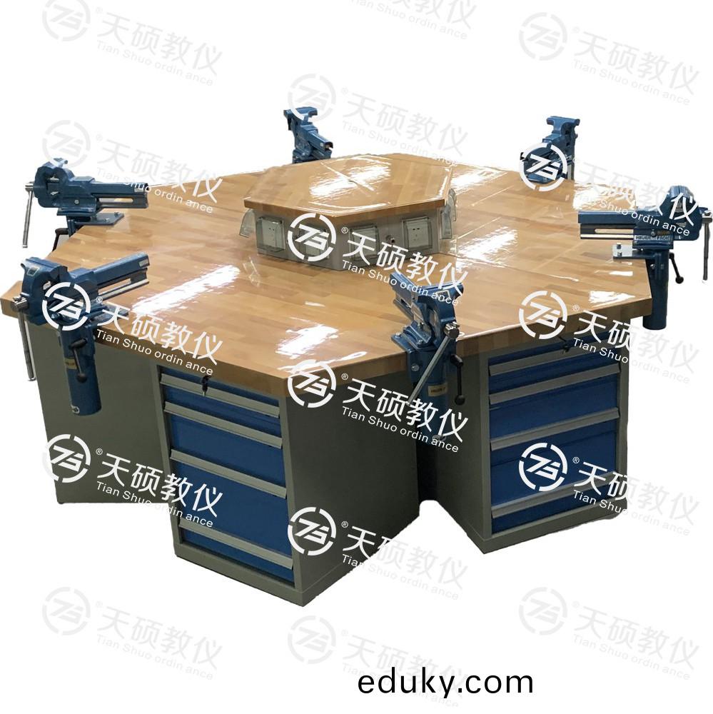 TSBTQG-3型 鉗工技能實訓平檯(tai)（六角六工位）